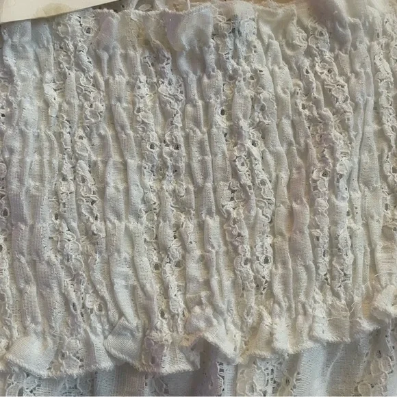 Zara NWT Embroidered Eyelet Cropped Jumpsuit - Picture 10 of 13